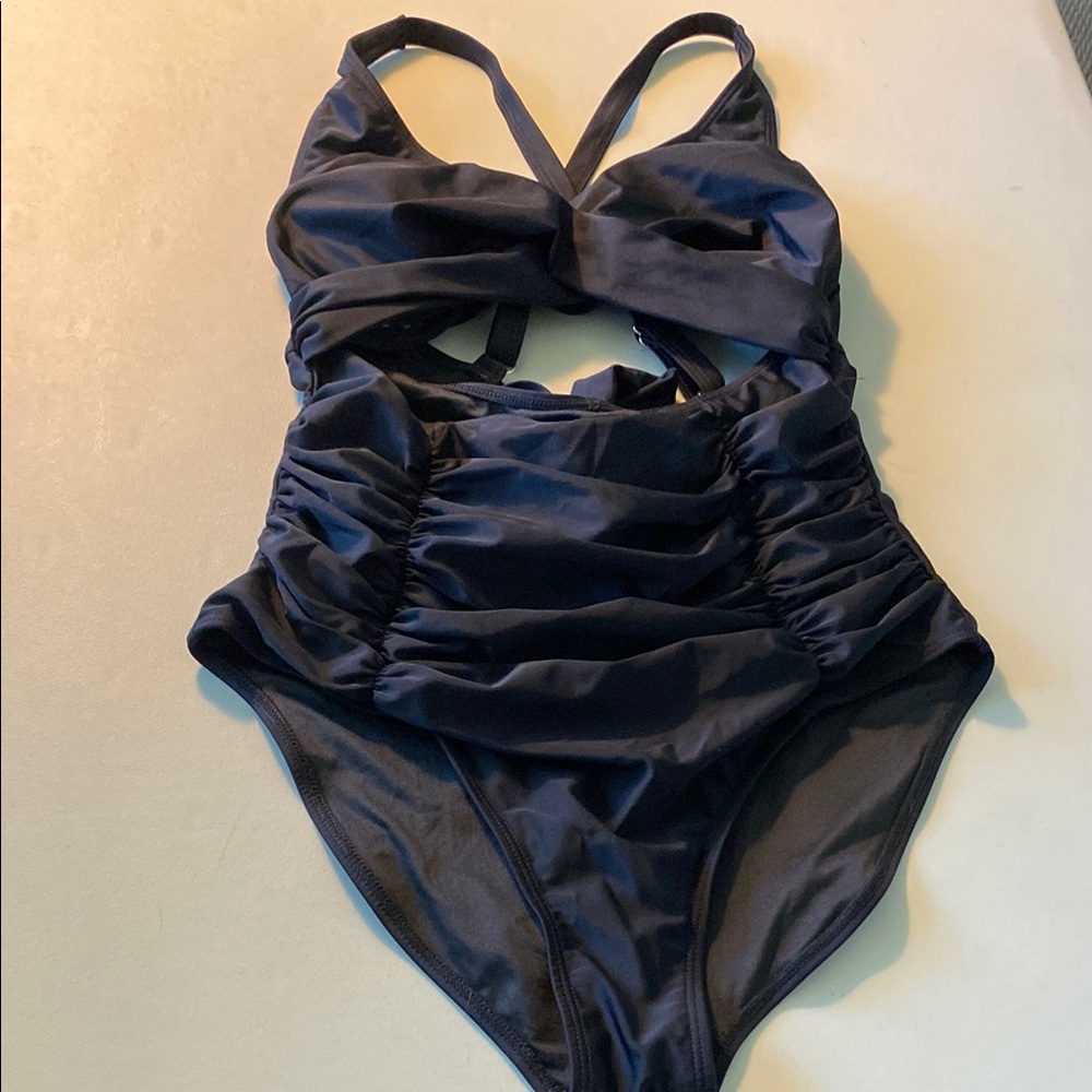 Black One Piece Swimsuit